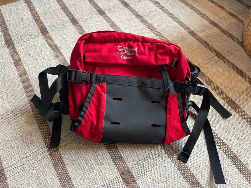 Dana Design Gallatin Hiking Hip Pack Waist Red Vintage 90’s